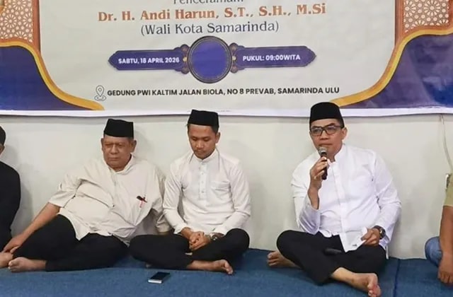 Dari Halalbihalal ke Etika Jurnalistik, Wali Kota Samarinda Bicara “Jurnalisme Kenabian” di PWI Kaltim